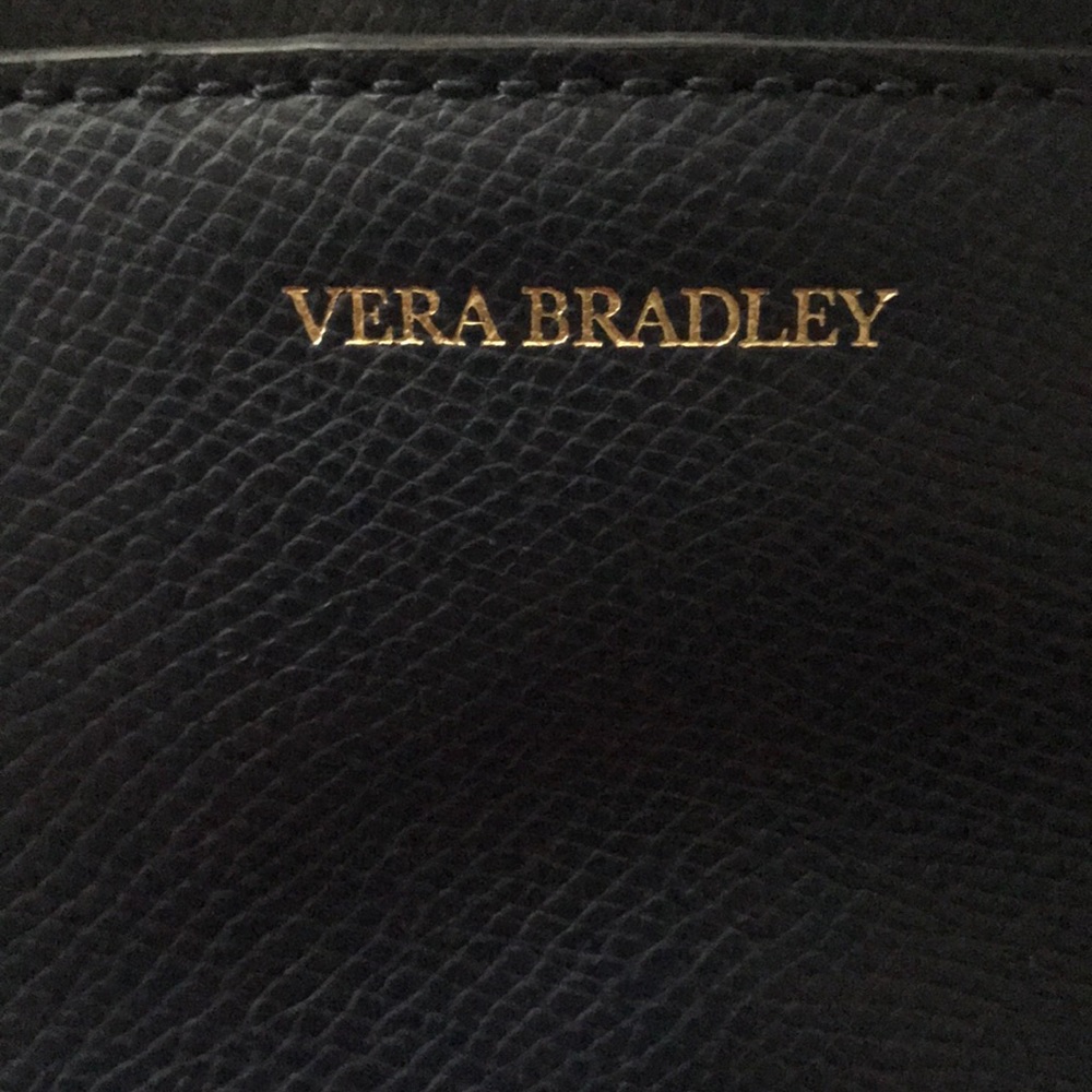 Blue and black Vera Bradley tote